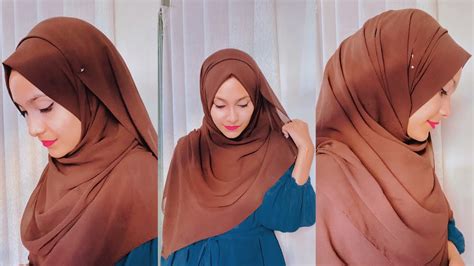 Two Easy Chiffon Hijab Style Full Coverage Chiffon Hijab Tutorial
Georgette hijab tutorial YouTube