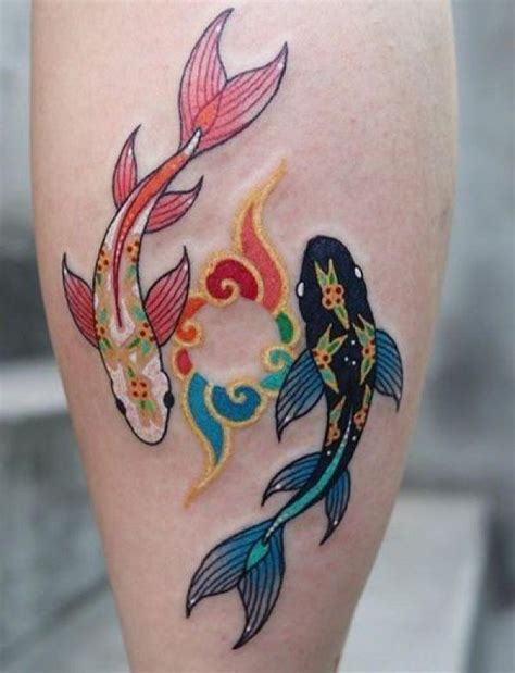 Two Koi Fish Tattoo