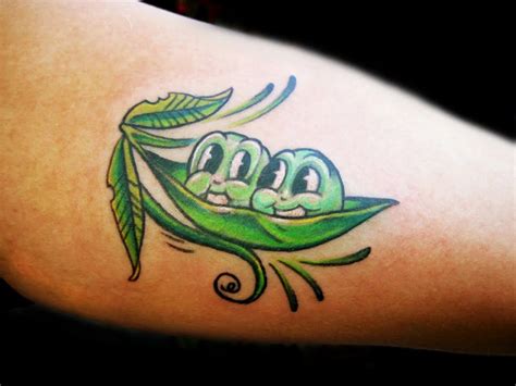 Two peas in a pod Funny tattoos, Sister tattoos