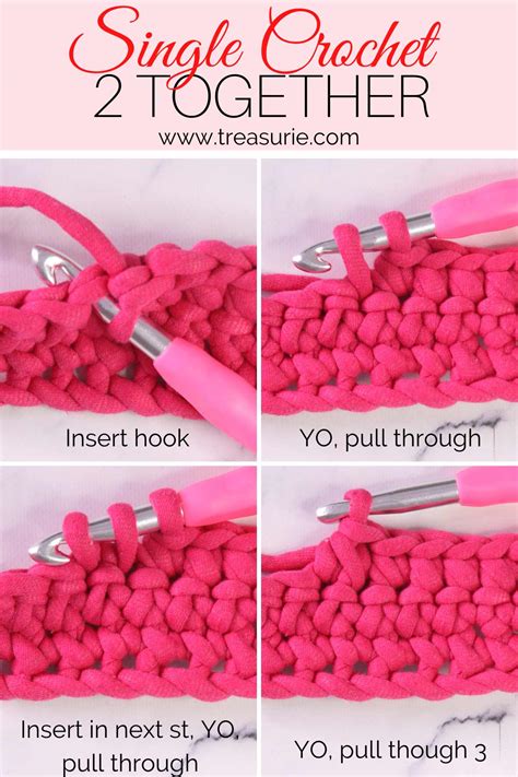 Two Single Crochet Together