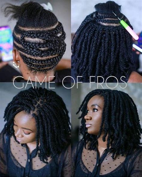 Two Strand Twist Crochet Braids