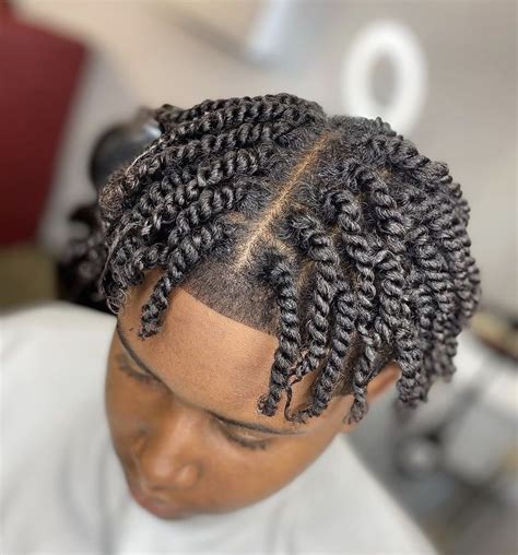 Two Strand Twist Short Hair Male