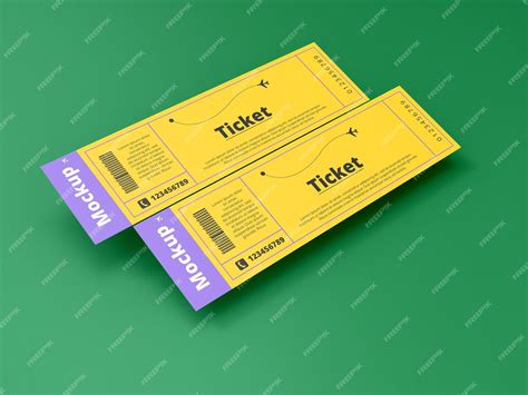 Two Tickets Mockup
