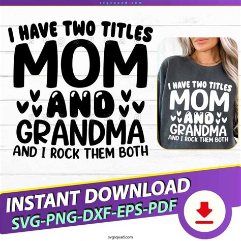 Download Two Titles Mom and Grandma _ Mom... Printable