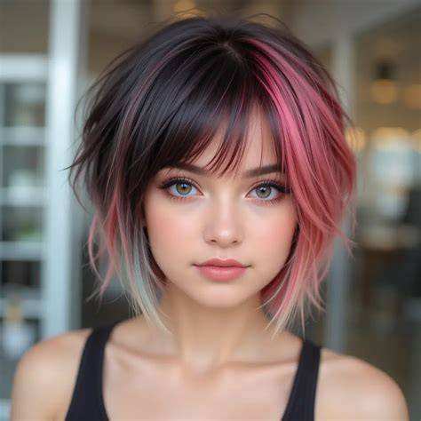 Two Tone Hair Color for Short Hair Short Hairstyles 2018 2019