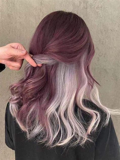 Two Tone Hair Color Tumblr Different Hair Colors Tumblr