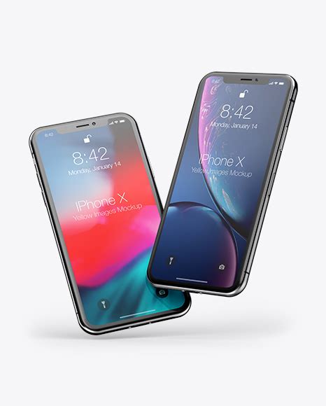 Two iPhones X Mockup