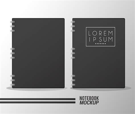 Download Two notebooks mockup DXF Files