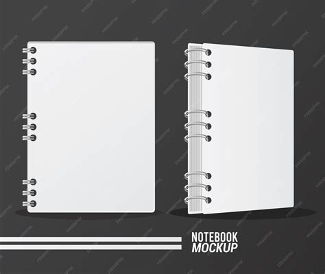 Download Two notebooks mockup For Crafts
