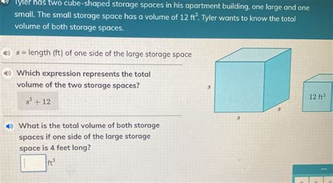 Tyler Has Two Cube Shaped Storage Spaces