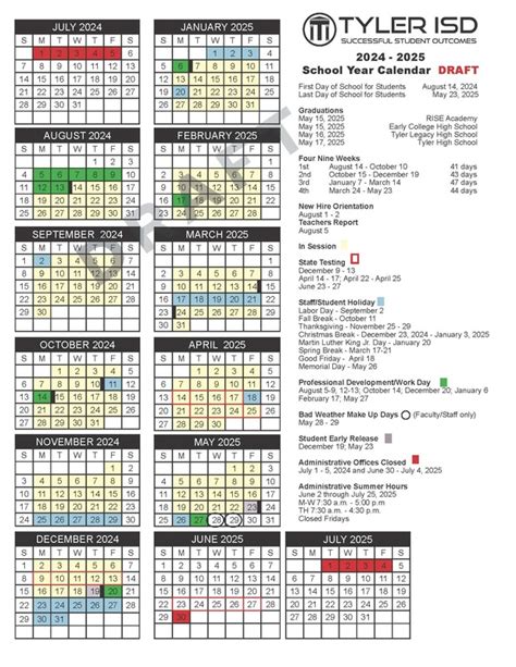 Tyler Isd Calendar