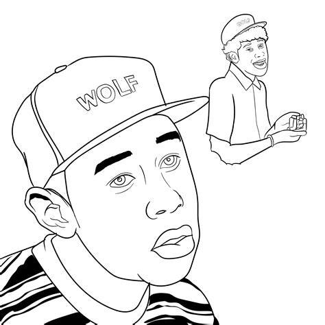 Tyler The Creator Coloring Page