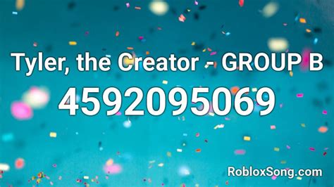Tyler The Creator Roblox ID