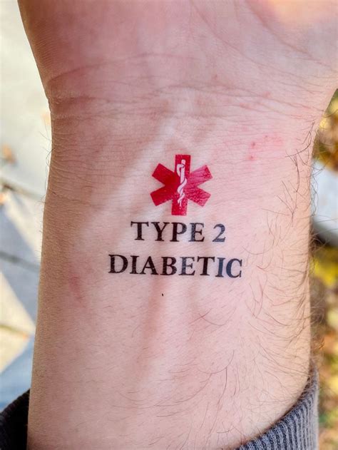 Type 2 Diabetic Tattoo