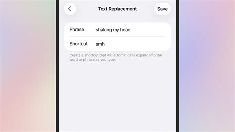 Type Quickly With Text Shortcuts