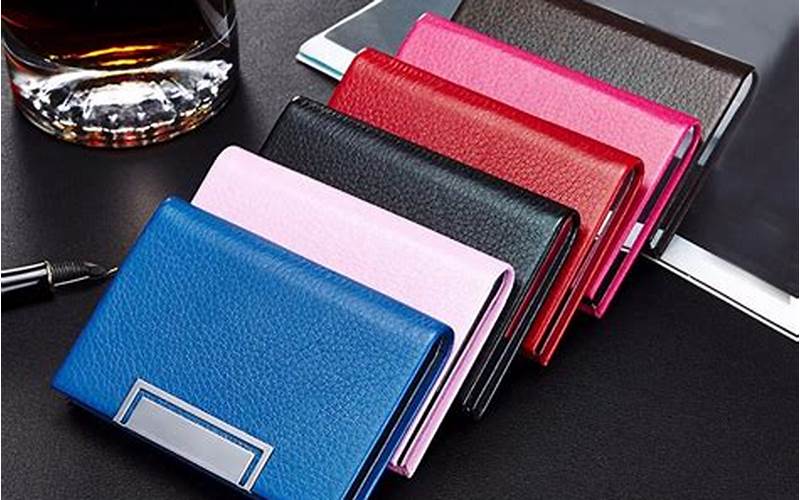 Types Of Business Card Holders