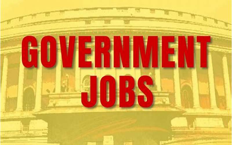 Types Of Central Government Jobs