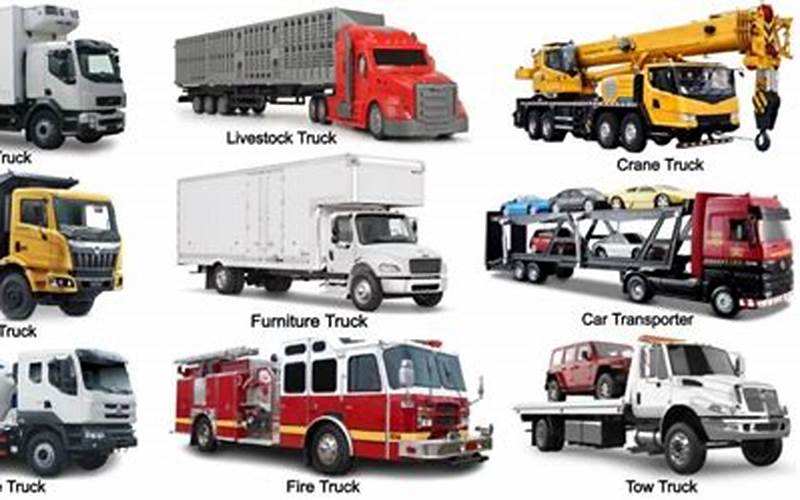 Types Of Trucks Available