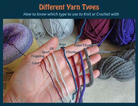 Types Of Crochet Yarn