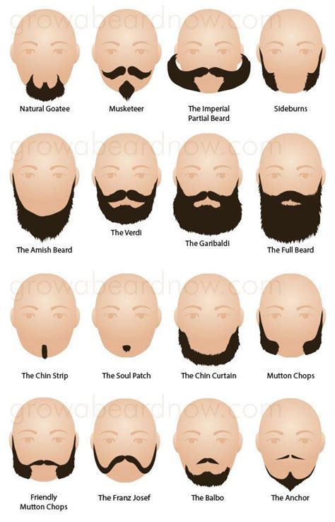 Types Of Facial Hair