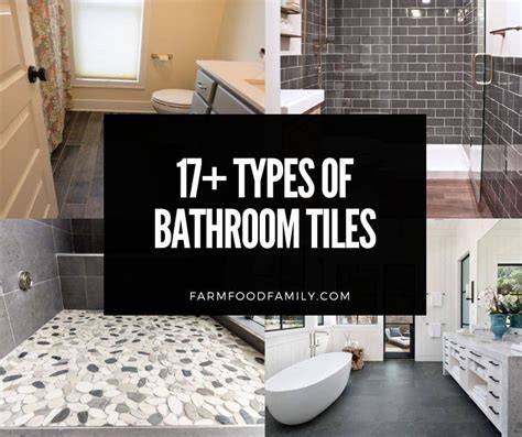 Types Of Tiles For Bathroom