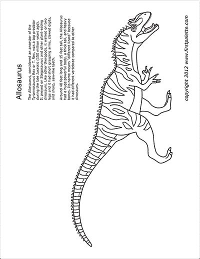 Types of Allosaurus Printable Resources You Need