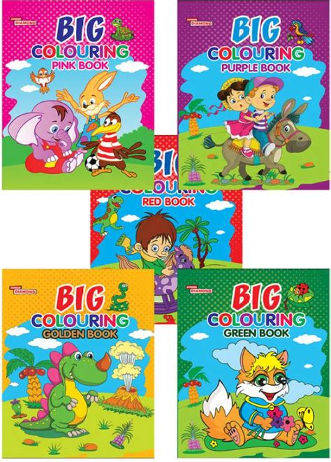 Types of Big Colouring Books Available