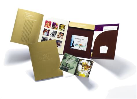 Types of Brochures with Folder Pockets