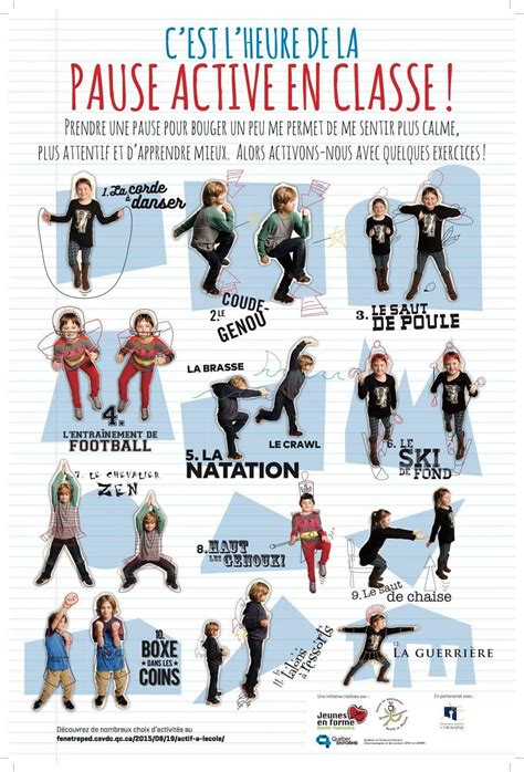 Types of C Est La Pause Activities