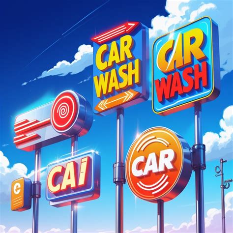 Types of Car Wash Signs You Should Consider