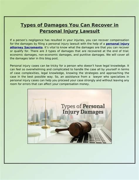 Types of Damages You May Recover