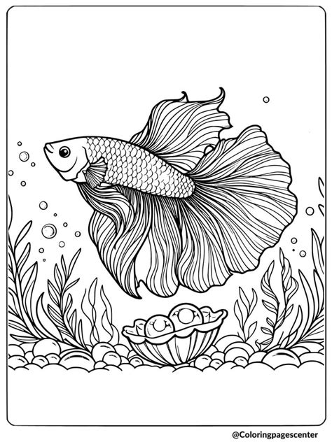 Types of Fish Coloring Pages Free Available Online
