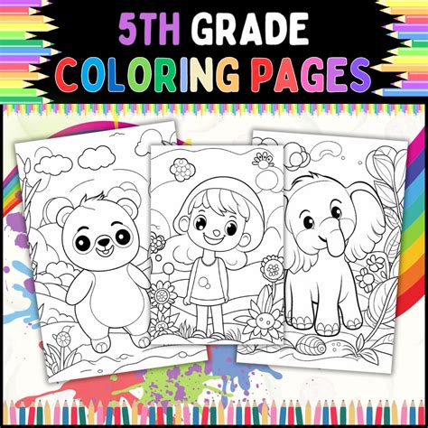 Types of Fun Coloring Pages For 5Th Graders (Beyond Cartoons)