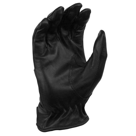 Vance Men's Black Unlined Leather Driving Gloves