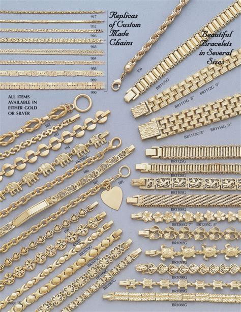 Types of gold bracelets