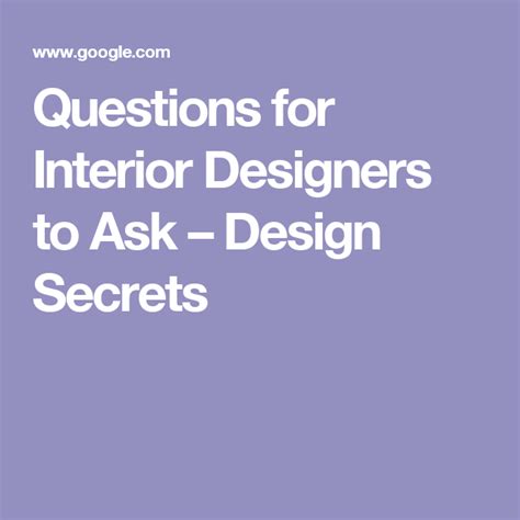 Types of Letters questions to ask interior designer singapore