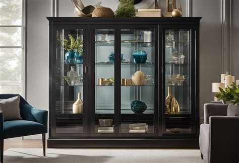 Types of Living Room Glass Cabinets