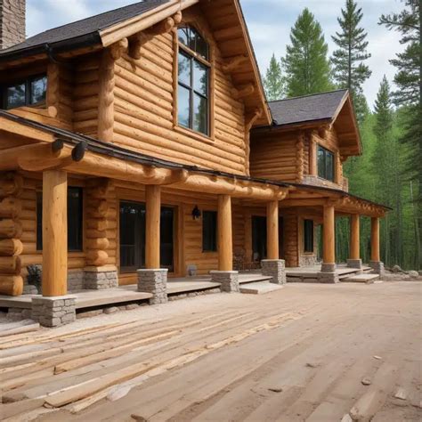 Types of Log Home Finishes Available