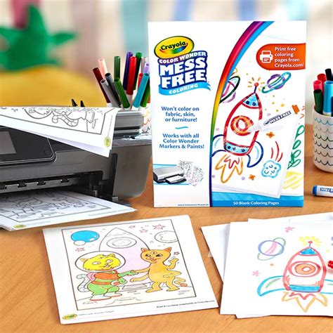 Types of Mess Free Colouring Fun
