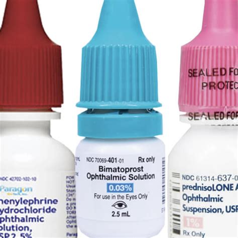 Types of Pink Eye Drop Prescriptions
