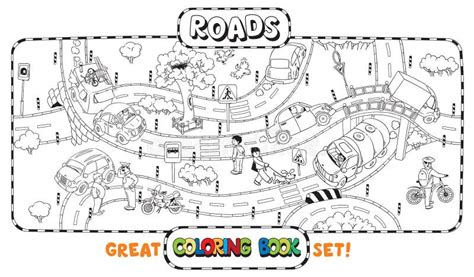 Types of Road Blocks Coloring Pages You Can Find