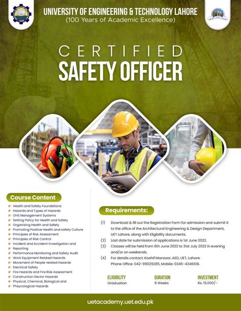 Types of Safety Officer Courses Available in South Africa