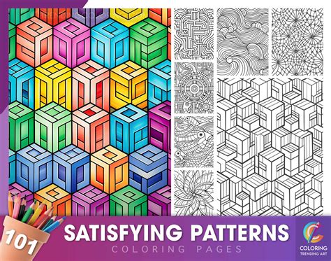 Types of Satisfying Coloring Pages You Must Try