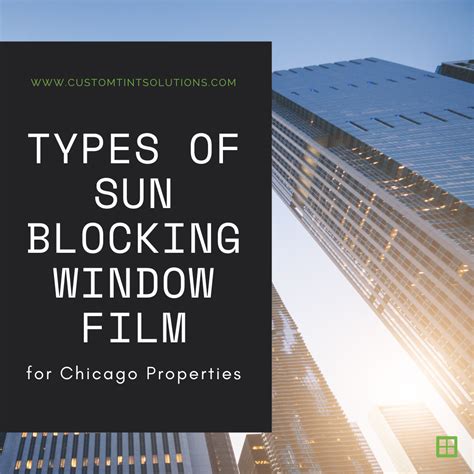 Types of Sun Blocking Window Tinting