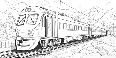 Types of Train Colouring Pages You Can Find