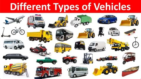 Types of transfer vehicles
