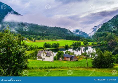 Typical Norway Landscape