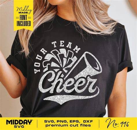 Typographic Cheerleading Shirts