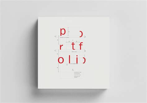 Typography Architecture Portfolio Cover