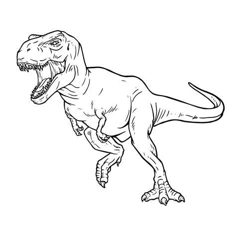Tyrannosaurus Rex Coloring Pages